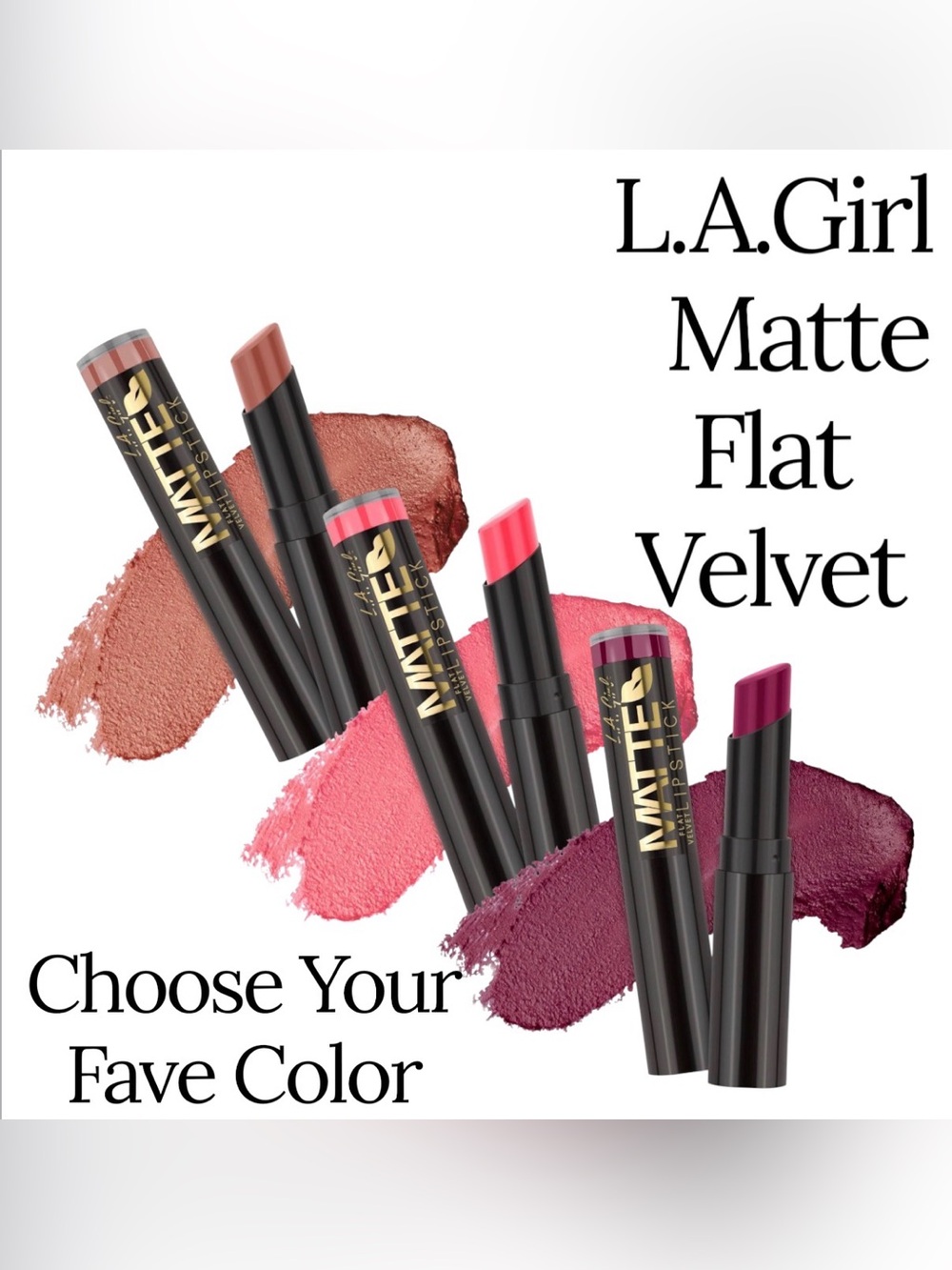 L.A. Girl Matte Flat Velvet Lipstick